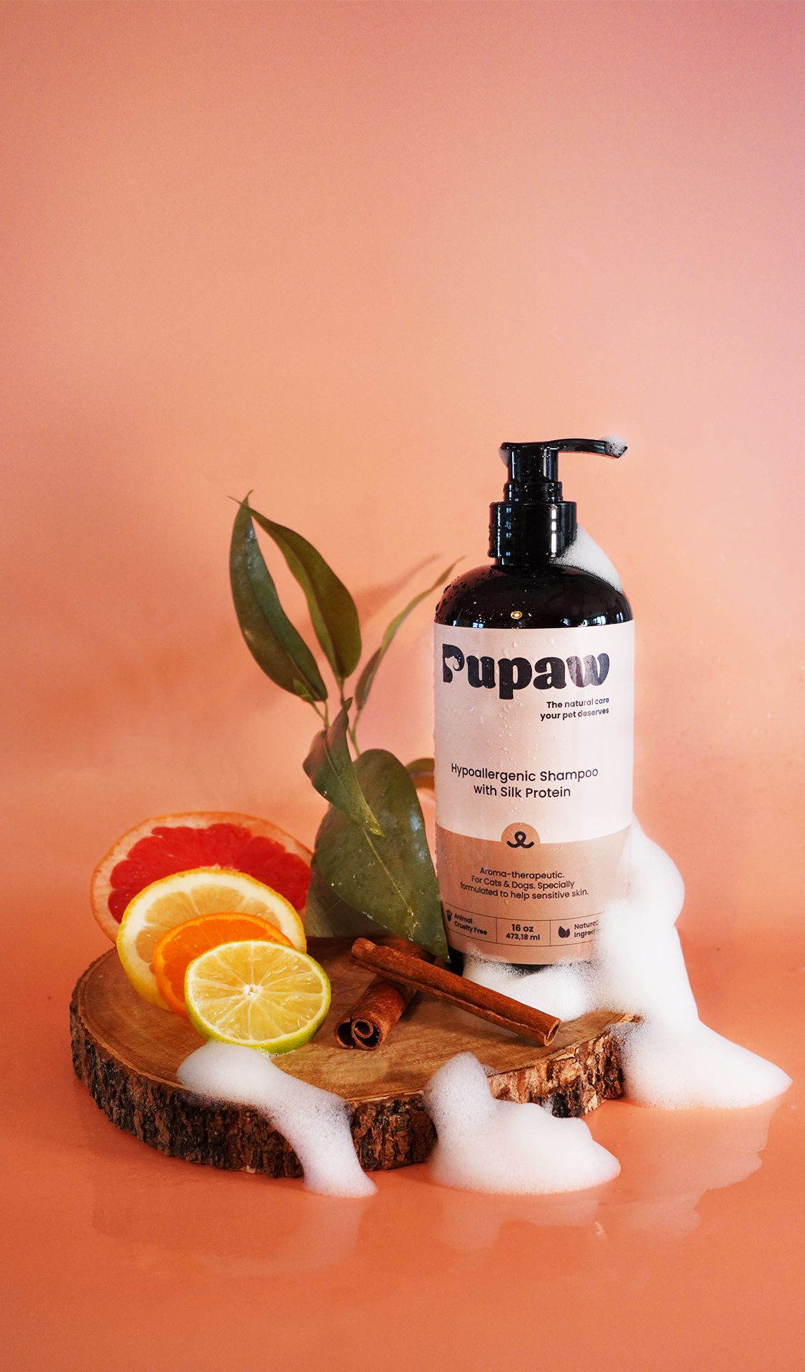 Pupaw Hypoallergenic Shampoo with Silk Protein / Sulphate Free